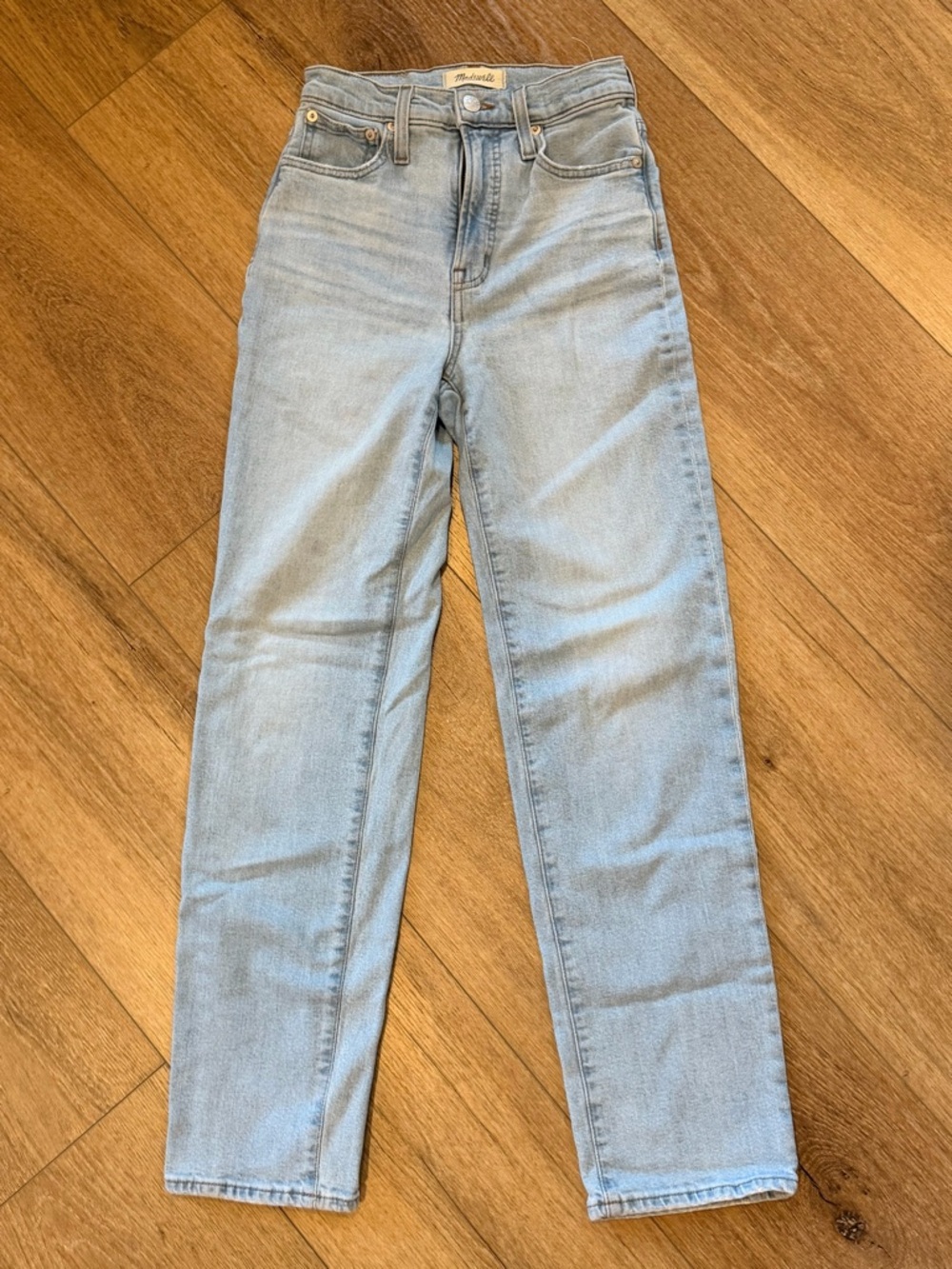 Madewell Light Blue Straight-Leg Jeans